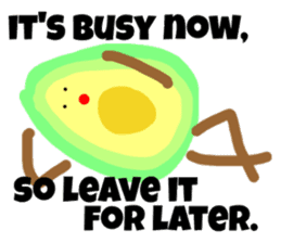 every day avocado (ENG Ver.) sticker #9612488