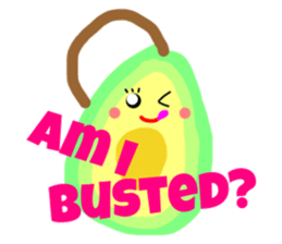 every day avocado (ENG Ver.) sticker #9612500