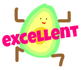 every day avocado (ENG Ver.) sticker #9612513