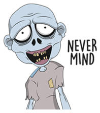 Zombie (EN) sticker #9613327