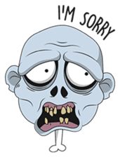 Zombie (EN) sticker #9613359