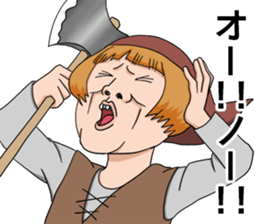 gold ax and silver ax story sticker #9613807