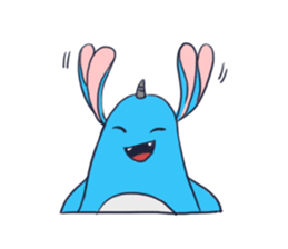 Gigi Gaga Blue 01 sticker #9614664