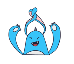 Gigi Gaga Blue 01 sticker #9614668