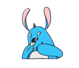 Gigi Gaga Blue 01 sticker #9614669