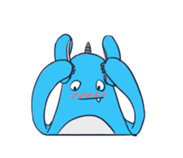 Gigi Gaga Blue 01 sticker #9614670