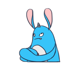 Gigi Gaga Blue 01 sticker #9614671