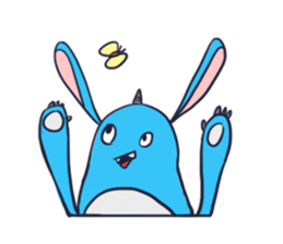 Gigi Gaga Blue 01 sticker #9614672