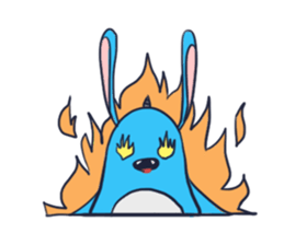 Gigi Gaga Blue 01 sticker #9614674