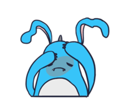 Gigi Gaga Blue 01 sticker #9614677