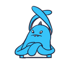 Gigi Gaga Blue 01 sticker #9614678