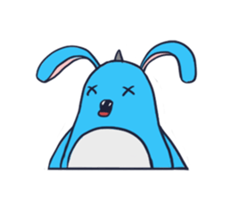 Gigi Gaga Blue 01 sticker #9614679