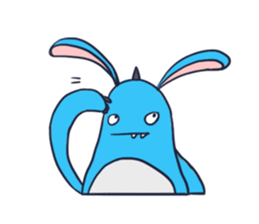 Gigi Gaga Blue 01 sticker #9614682