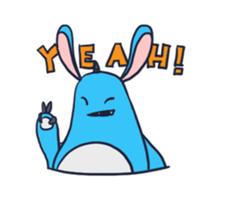 Gigi Gaga Blue 01 sticker #9614684