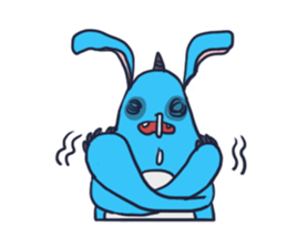 Gigi Gaga Blue 01 sticker #9614687