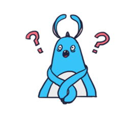 Gigi Gaga Blue 01 sticker #9614689