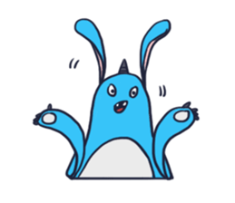 Gigi Gaga Blue 01 sticker #9614691