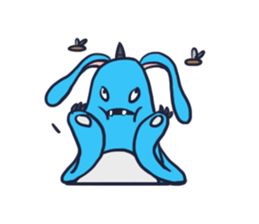 Gigi Gaga Blue 01 sticker #9614694