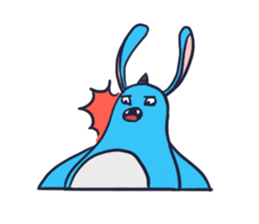 Gigi Gaga Blue 01 sticker #9614695