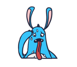 Gigi Gaga Blue 01 sticker #9614697