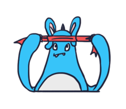 Gigi Gaga Blue 01 sticker #9614698