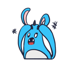 Gigi Gaga Blue 01 sticker #9614700