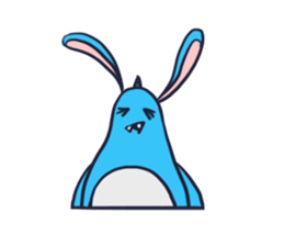 Gigi Gaga Blue 01 sticker #9614701