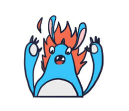 Gigi Gaga Blue 01 sticker #9614702