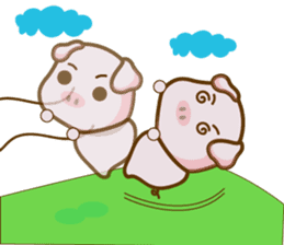 Bear and Piggy ''Cute sticker #9615491