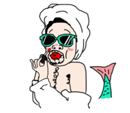 I woke up, found myself as mermaid 2 sticker #9615750