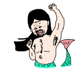 I woke up, found myself as mermaid 2 sticker #9615762