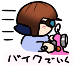 Okappa girl Kato 2 sticker #9615828