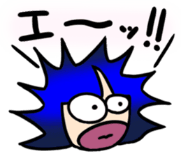 Okappa girl Kato 2 sticker #9615836