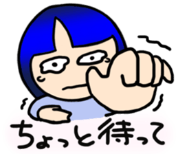 Okappa girl Kato 2 sticker #9615840