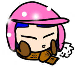 Okappa girl Kato 2 sticker #9615852