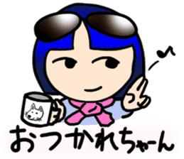Okappa girl Kato 2 sticker #9615853