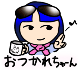 Okappa girl Kato 2 sticker #9615853