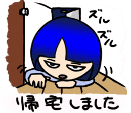 Okappa girl Kato 2 sticker #9615855