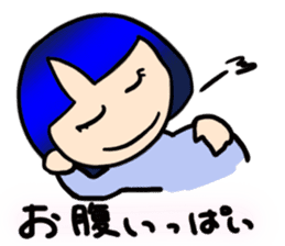 Okappa girl Kato 2 sticker #9615857