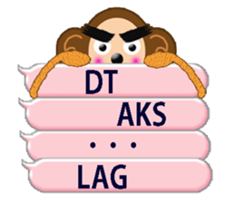 XOXO Monkeys2-1Japan sticker #9615889