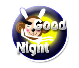 XOXO Monkeys3-1Japan sticker #9615946