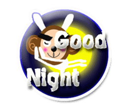 XOXO Monkeys3-1Japan sticker #9615946