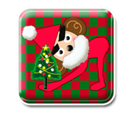 XOXO Monkeys3-1Japan sticker #9615950