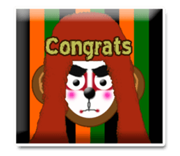 XOXO Monkeys3-1Japan sticker #9615955