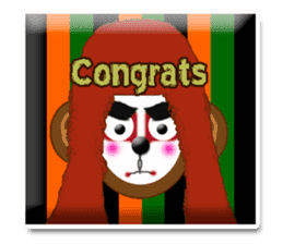 XOXO Monkeys3-1Japan sticker #9615955