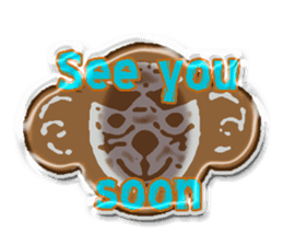 XOXO Monkeys3-1Japan sticker #9615956