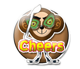 XOXO Monkeys3-1Japan sticker #9615957