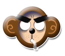 XOXO Monkeys3-1Japan sticker #9615961