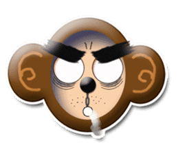 XOXO Monkeys3-1Japan sticker #9615961