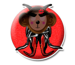 XOXO Monkeys3-1Japan sticker #9615962